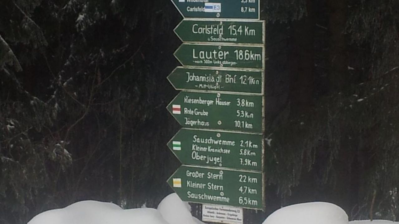 Wanderwege ab Weitersglashütte Wanderwege ab Weitersglashütte